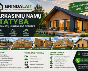 Statybos darbai - Karkasiniu namu statyba - 3