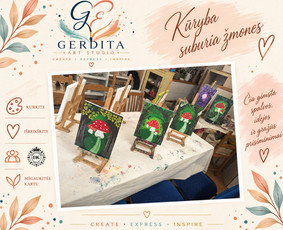 Dailės užsiėmimai vaikams ir suaugusiems Gerdita Art Studio / Dina Edita K / Darbų pavyzdys ID 4555718