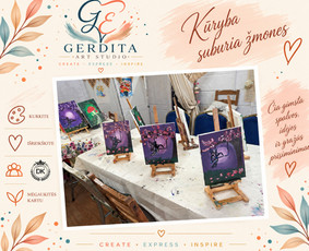 Dailės užsiėmimai vaikams ir suaugusiems Gerdita Art Studio / Dina Edita K / Darbų pavyzdys ID 4555720