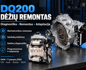 Autoservisai, automobilių remontas - Dq200 / 0am Dsg dėžių remontas ir diagnostika - 1