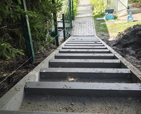Laiptai i&scaron; trinkelių - Trinkelių klojimas ir kiti darbai - 3