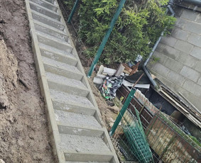Laiptai i&scaron; trinkelių - Trinkelių klojimas ir kiti darbai - 2