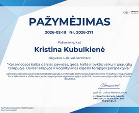 Vaikų psichologai - Individualus psichologinis konsultavimas - 1