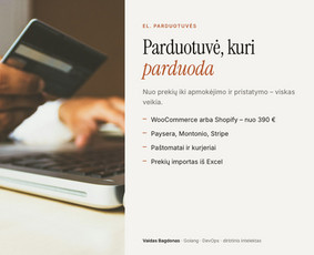 El. parduotuvių kūrimas su OpenCart - Golang, dirbtinio intelekto sprendimai, PHP, integracijos - 1