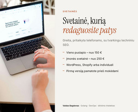 Svetainių kūrimas - Golang, dirbtinio intelekto sprendimai, PHP, integracijos - 2