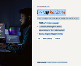 PHP programavimas - Golang, dirbtinio intelekto sprendimai, PHP, integracijos - 1