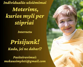 Psichologinė, emocinė pagalba - Emocinė pagalba moterims toksi&scaron;kų santykių metu. - 1
