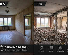 Griovimo darbai - Griovimo Darbai Vilniuje - 1
