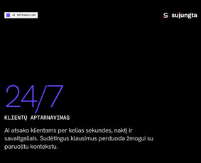 Ai integracijos verslui ir procesų automatizavimas / Sujungta.lt / Darbų pavyzdys ID 4558548