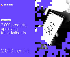 Ai integracijos verslui ir procesų automatizavimas / Sujungta.lt / Darbų pavyzdys ID 4558566