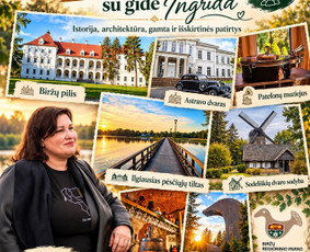 Ekskursijos, gidai - Gidė Biržuose, kelionių vadovė - 1