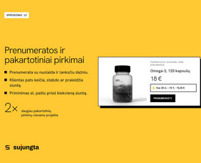 Shopify programavimas: temos, integracijos ir programėlės / Sujungta.lt / Darbų pavyzdys ID 4559104