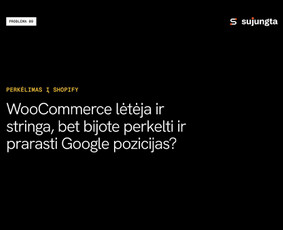 Shopify programavimas: temos, integracijos ir programėlės / Sujungta.lt / Darbų pavyzdys ID 4559156
