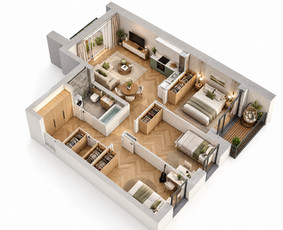 Nekilnojamojo turto vizualizacijos (Di + modeliavimas) / NT 3D vizualizacijos / Darbų pavyzdys ID 4559920