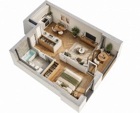 Nekilnojamojo turto vizualizacijos (Di + modeliavimas) / NT 3D vizualizacijos / Darbų pavyzdys ID 4559922