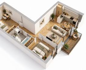 Nekilnojamojo turto vizualizacijos (Di + modeliavimas) / NT 3D vizualizacijos / Darbų pavyzdys ID 4559928