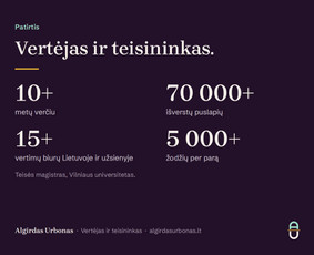 Vertimas ra&scaron;tu lenkų kalba - Vertimai su notaro patvirtinimu. Vertėjas ir teisininkas - 3