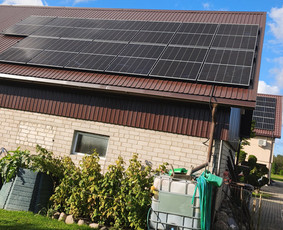 &Scaron;ilumos siurblių montavimas - Saulės elektrinių montavimas - 4
