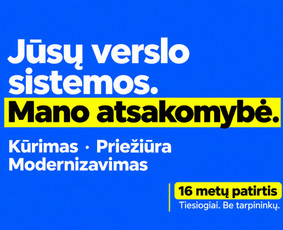 Programuotojai - Verslo sistemų kūrimas, priežiūra ir modernizavimas - 1
