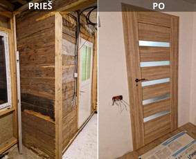 Durų montavimas - Dirbu viduje ir lauke nuo grindų iki terasų - 1