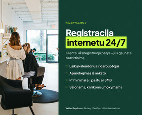 Svetainės, programėlės, sistemos – greitai ir kokybiškai / Vaidas Bagdonas / Darbų pavyzdys ID 4561874