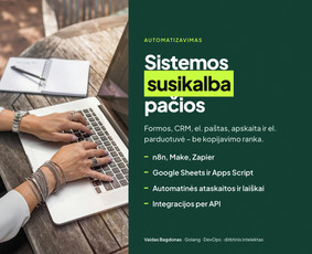 Svetainės, programėlės, sistemos – greitai ir kokybiškai / Vaidas Bagdonas / Darbų pavyzdys ID 4561878