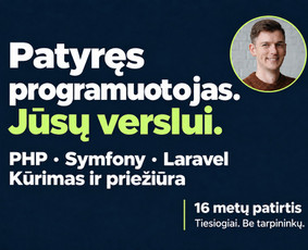 Programuotojai - Verslo sistemų kūrimas, priežiūra ir modernizavimas - 1