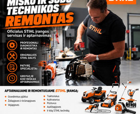 Sodo technikos remontas - Mi&scaron;ko ir sodo technikos remontas Vilniuje - 1