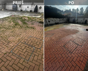 Srautinis valymas - Fasadų, stogų ir trinkelių plovimas visoje Lietuvoje. - 4