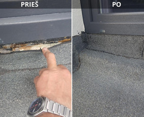 Stogdengiai, stogo darbai - Stogų dengimas prilydoma bitumine, rulonine stogų danga - 2