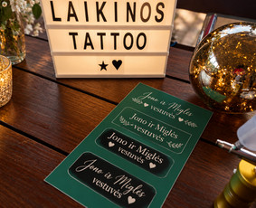 Laikinos tatuiruotės / Veidukų piešimas / Blizgučių stotelė / Black Swan kūno puošyba / Darbų pavyzdys ID 4565916