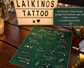 Laikinos tatuiruotės / Veidukų piešimas / Blizgučių stotelė / Black Swan kūno puošyba / Darbų pavyzdys ID 4565932