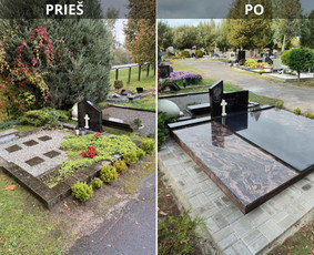 Kapų tvarkymas, priežiūra - Angelų vizija - kapų tvarkymas - 1