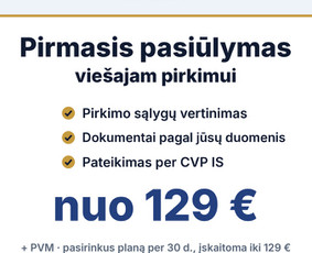 Paslaugos verslui - Vie&scaron;ųjų pirkimų paslaugos įmonėms - 2