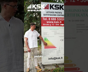 Statybos, apdaila - Energinio naudingumo sertifikatas 068653020 Visoje Lietuvoje - 2