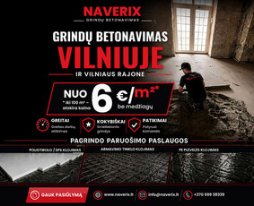 Statybos darbai - Grindų betonavimas Vilniuje ir aplinkui - 1
