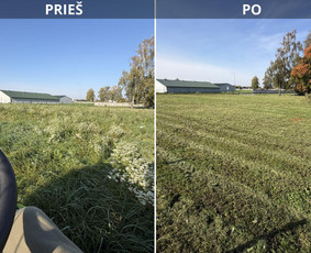 Vejos priežiūra, įrengimas - Žolės pjovimas,aplinkos tvarkymas,&scaron;akų i&scaron;vežimas/smulkinimas - 1