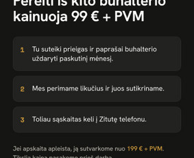 Mažųjų bendrijų buhalterija internetu nuo 69 €/mėn. / Zitutė | Today LT, MB / Darbų pavyzdys ID 4569660