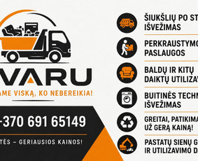 Statybinių atliekų i&scaron;vežimas - Statybinių atliekų, baldų,technikos, i&scaron;vežimas utilizavimui - 1