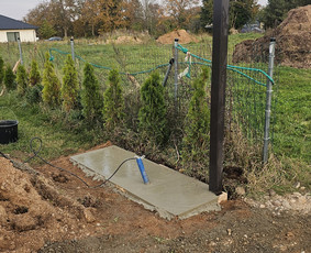 Kiemo vartai, gamyba - Tvoros vartai ir montavimas, pamatų, polių betonavimas - 2