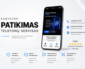 Mobiliųjų telefonų remontas - Apple iphone, Samsung ir kt. telefonų remontas - 1