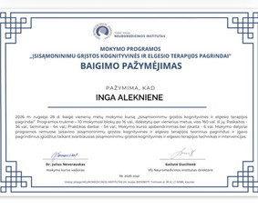 Psichologai, psichoterapeutai - Psichoterapinis konsultavimas Kaune Lt ir En kalbomis - 3