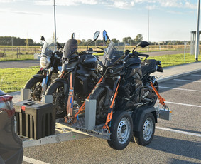Priekabų nuoma - Motociklų priekabos nuoma Temared Moto3 Premium lingine - 2