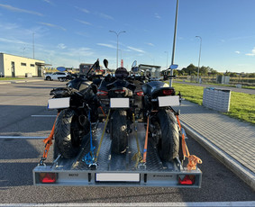 Priekabų nuoma - Motociklų priekabos nuoma Temared Moto3 Premium lingine - 3