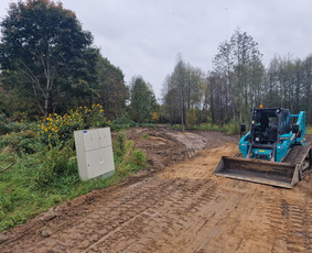 Mini ekskavatoriaus nuoma - Bobcat nuoma,račiokas, žemės darbai. - 2
