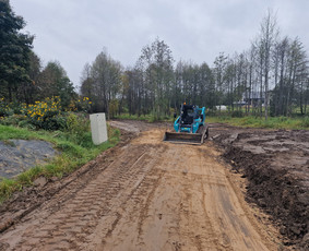 Mini ekskavatoriaus nuoma - Bobcat nuoma,račiokas, žemės darbai. - 1