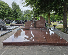 Paminklai kapams, antkapiai - Paminklai, Granito Plokstes, Visi Darbai Kapinese - 3