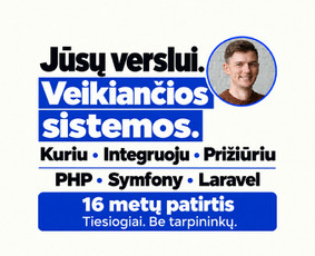 Programuotojai - Verslo sistemų kūrimas, priežiūra ir modernizavimas - 1