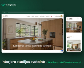 Svetainių kūrimas - Individualios sistemos, integracijos ir automatizavimas - 1