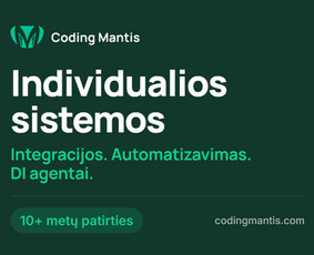 Programuotojai - Individualios sistemos, integracijos ir automatizavimas - 1